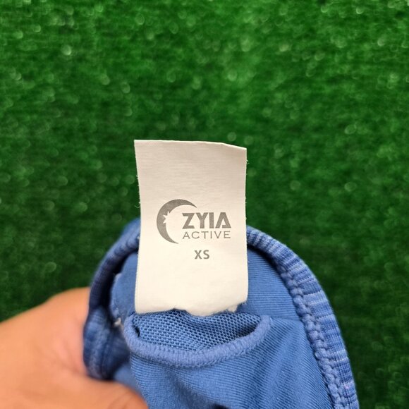 Zyia Womens Sports Bra XS Purple Yoga‎ Gym Athletic Running Strappy Workout - Picture 4 of 6